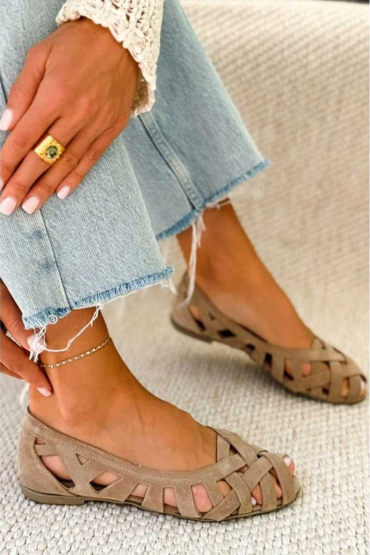 Comfort Orthopedic Cross-Strap Open-Toe Flat Sandals