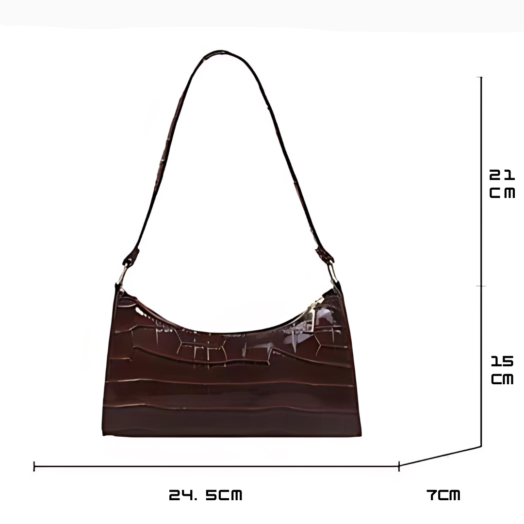 Olívia - Shiny Leather Bag