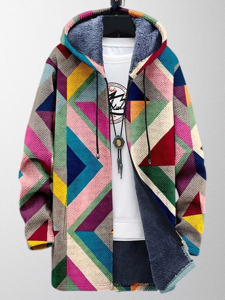 Olivia – Artistic Statement Cardigan with Unique Print