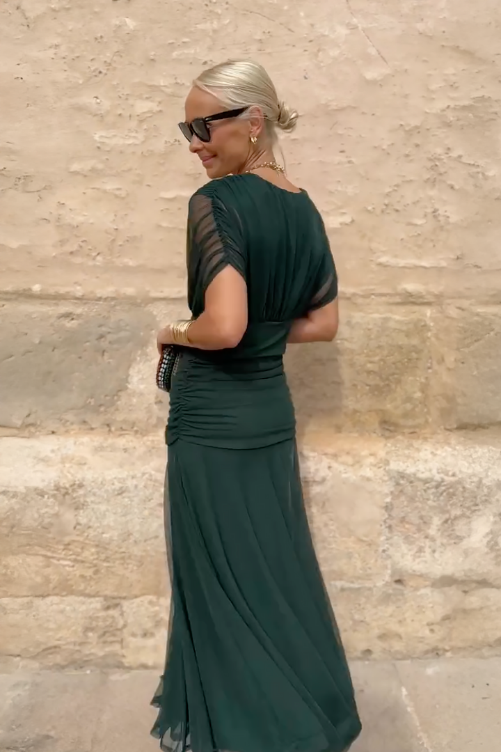 Louise | Elegant V-Neck Maxi Party Dress