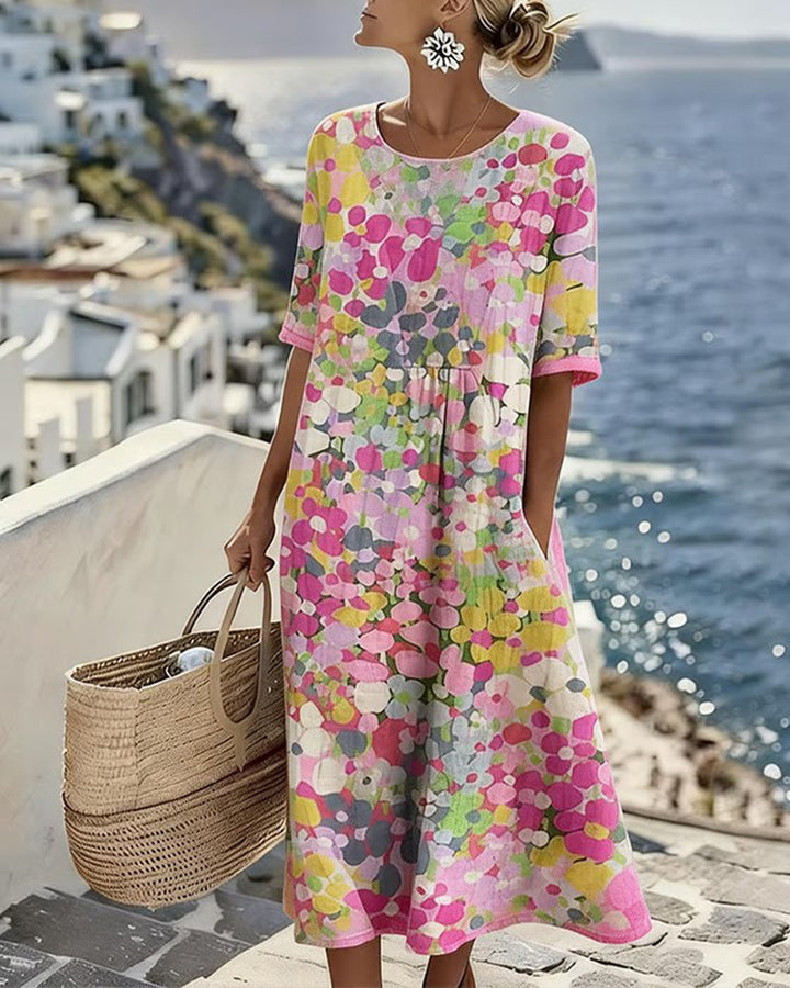 Loose Printed Dress