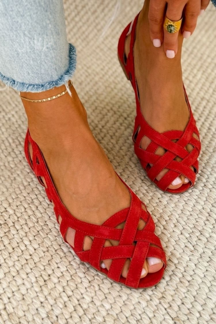 Comfort Orthopedic Cross-Strap Open-Toe Flat Sandals