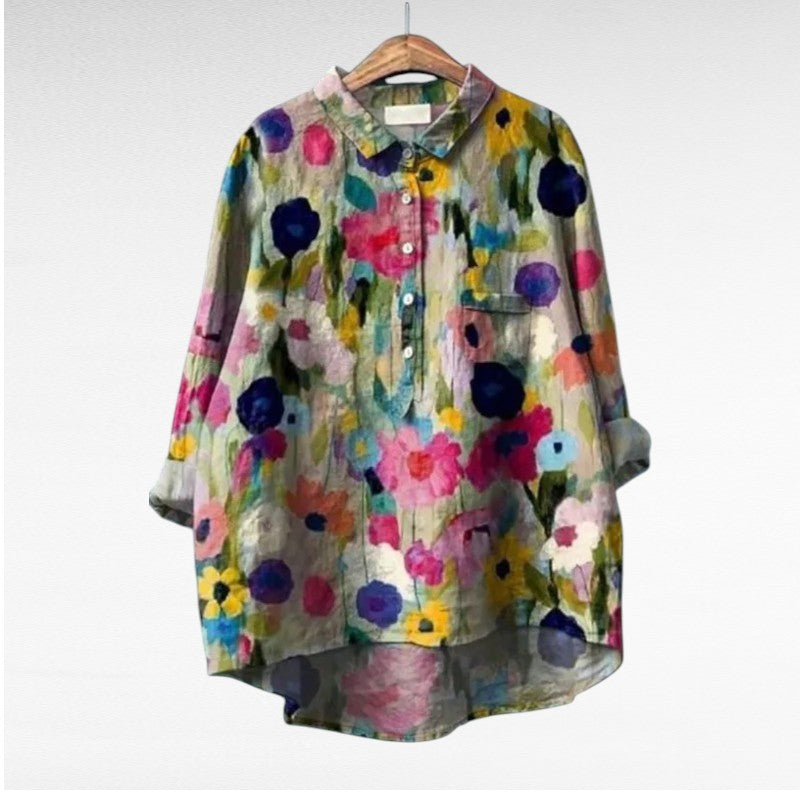 Mireva – Elegant Vintage Blouse