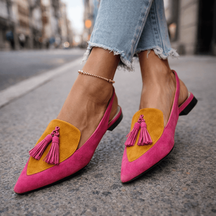 Lorena Tassel Strap Sandals