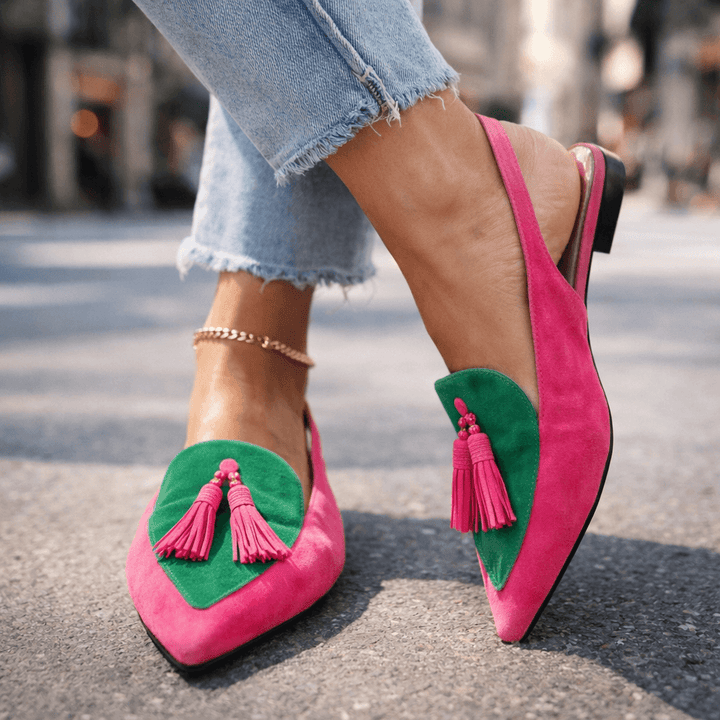 Lorena Tassel Strap Sandals