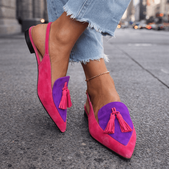 Lorena Tassel Strap Sandals