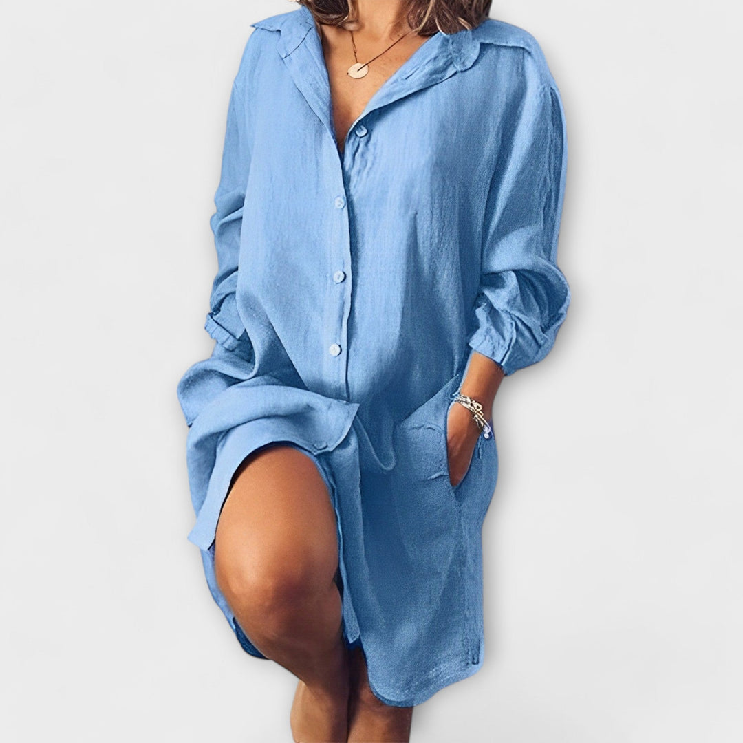 Lorivelle – Casual Linen Blouse for Everyday Wear