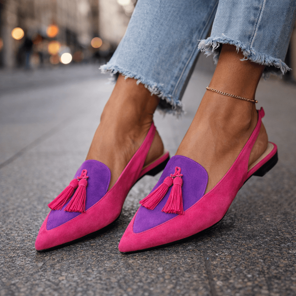 Lorena Tassel Strap Sandals