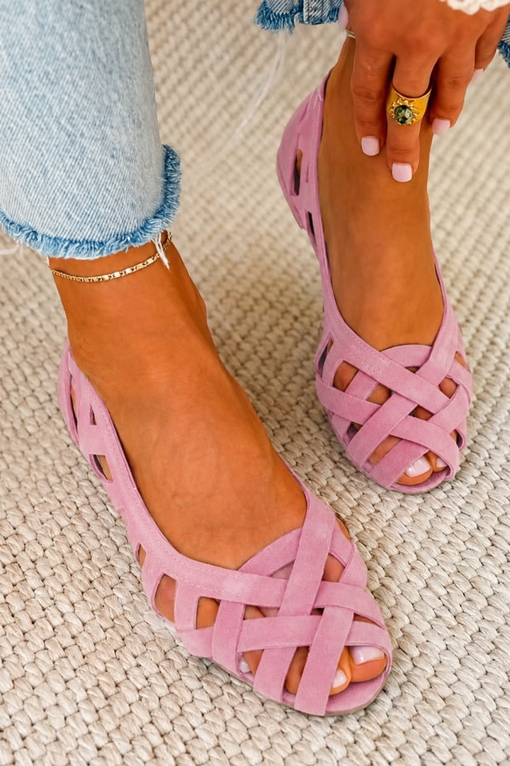 Comfort Orthopedic Cross-Strap Open-Toe Flat Sandals