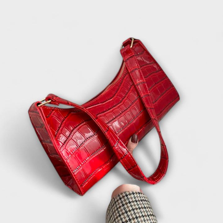 Olívia - Shiny Leather Bag