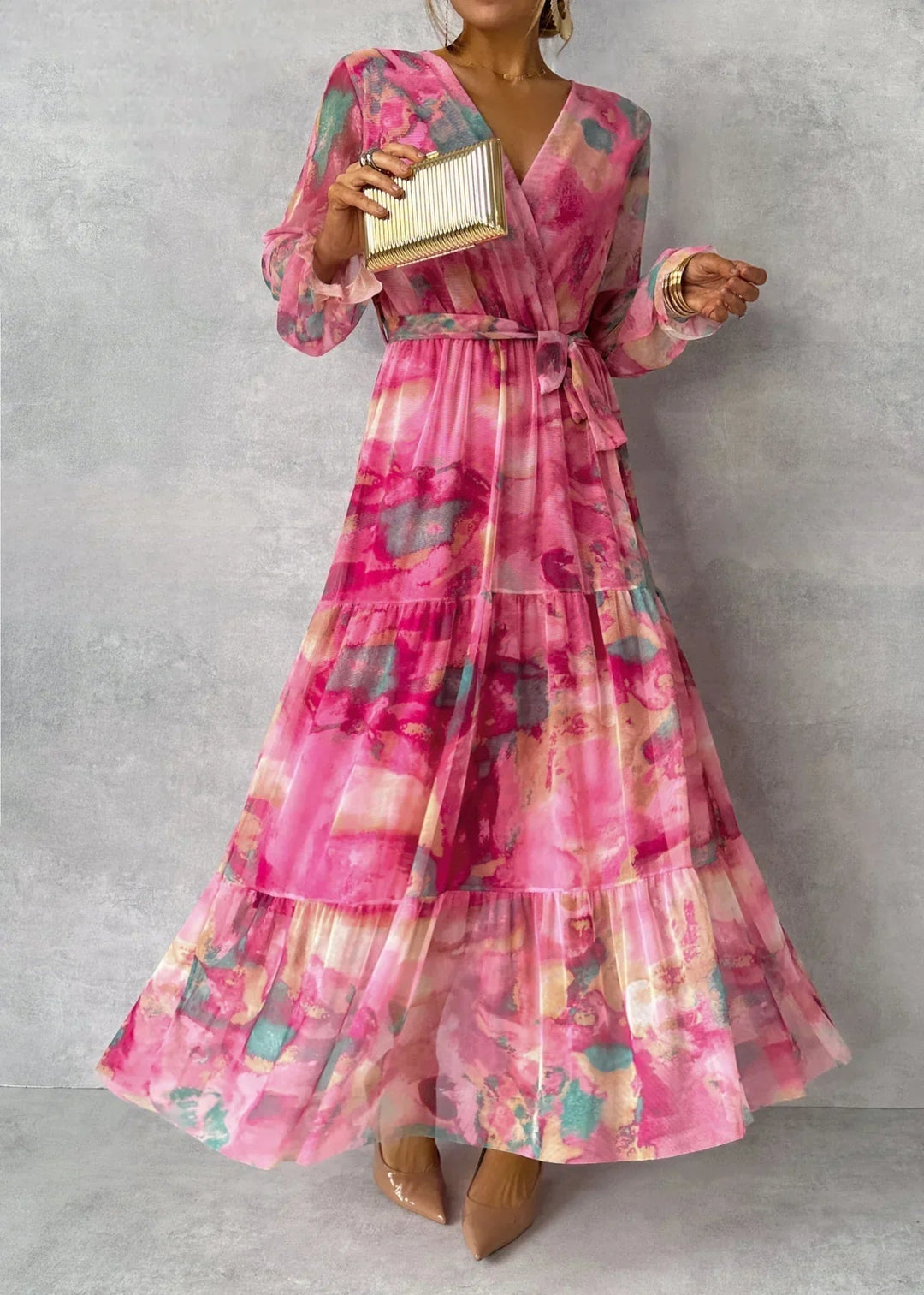 Lieke™ - Floral Wrap Dress