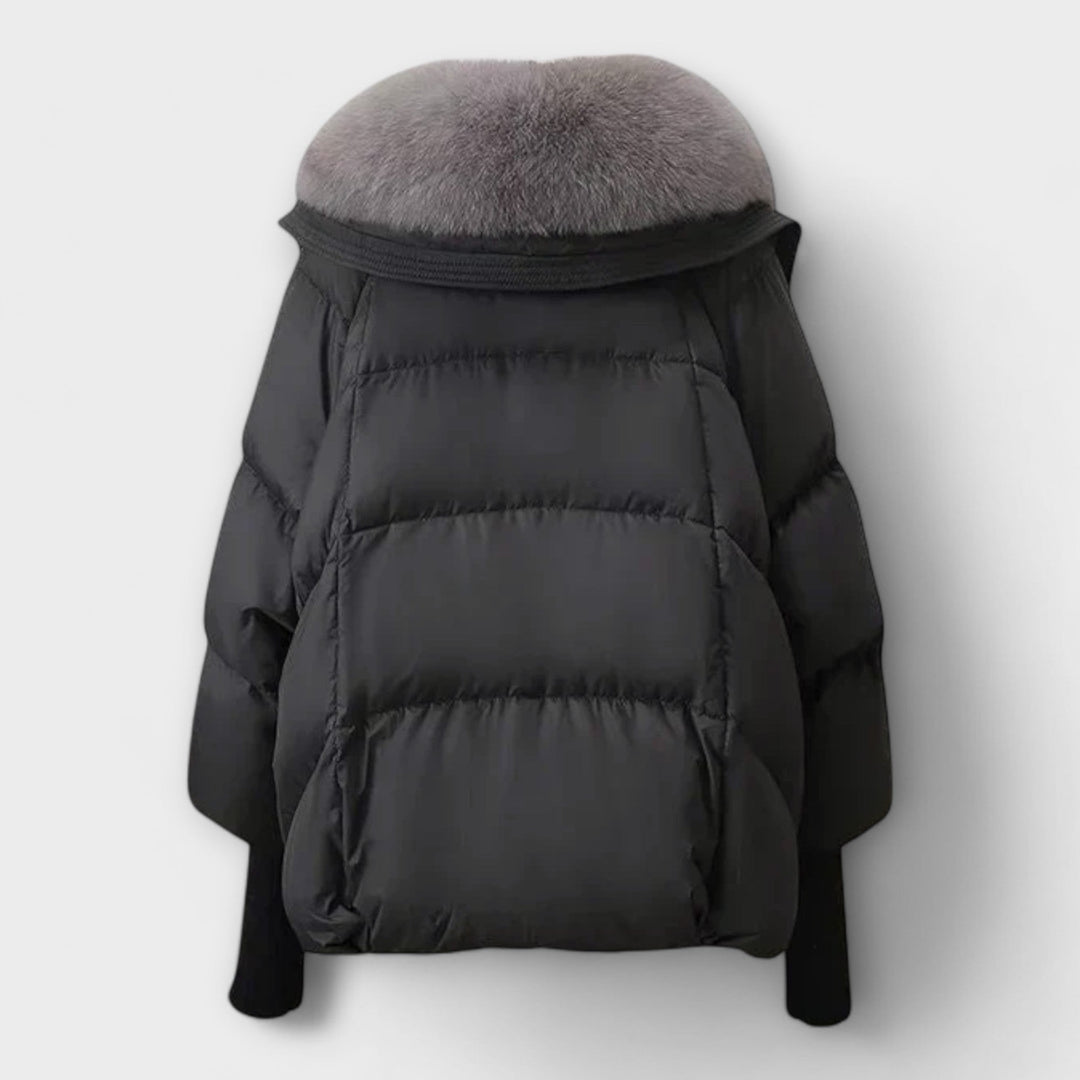 Lucyna – Elegant Jacket with Faux Fur