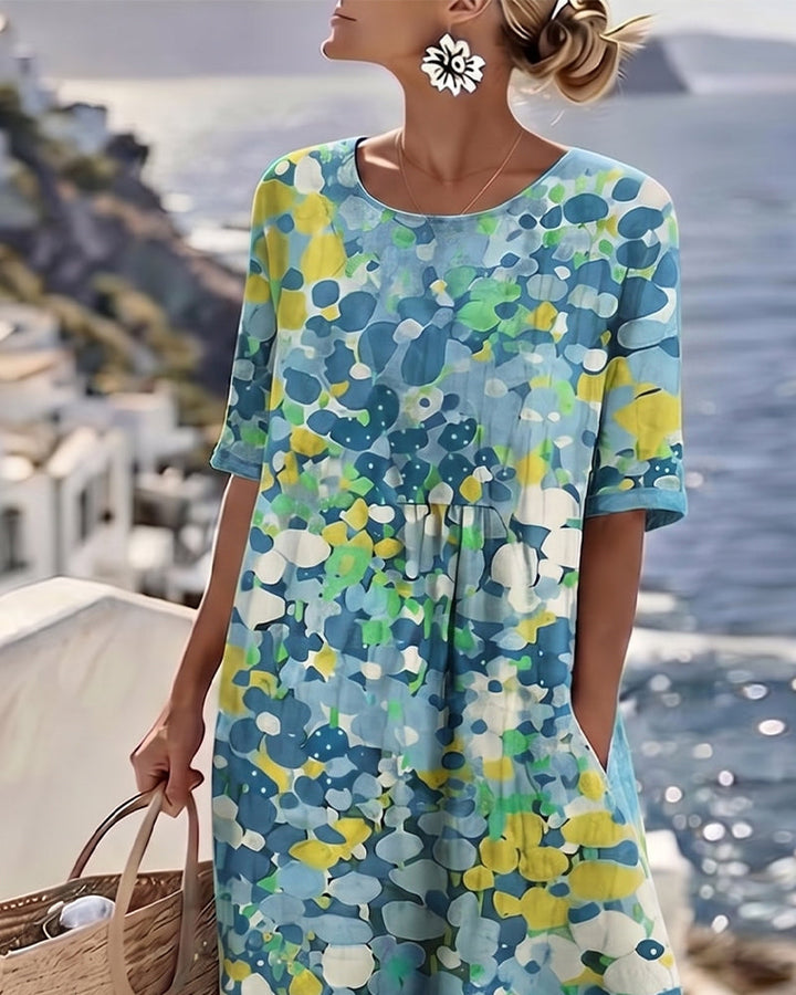 Loose Printed Dress