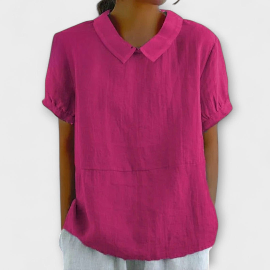 Lia – Short-Sleeve Blouse
