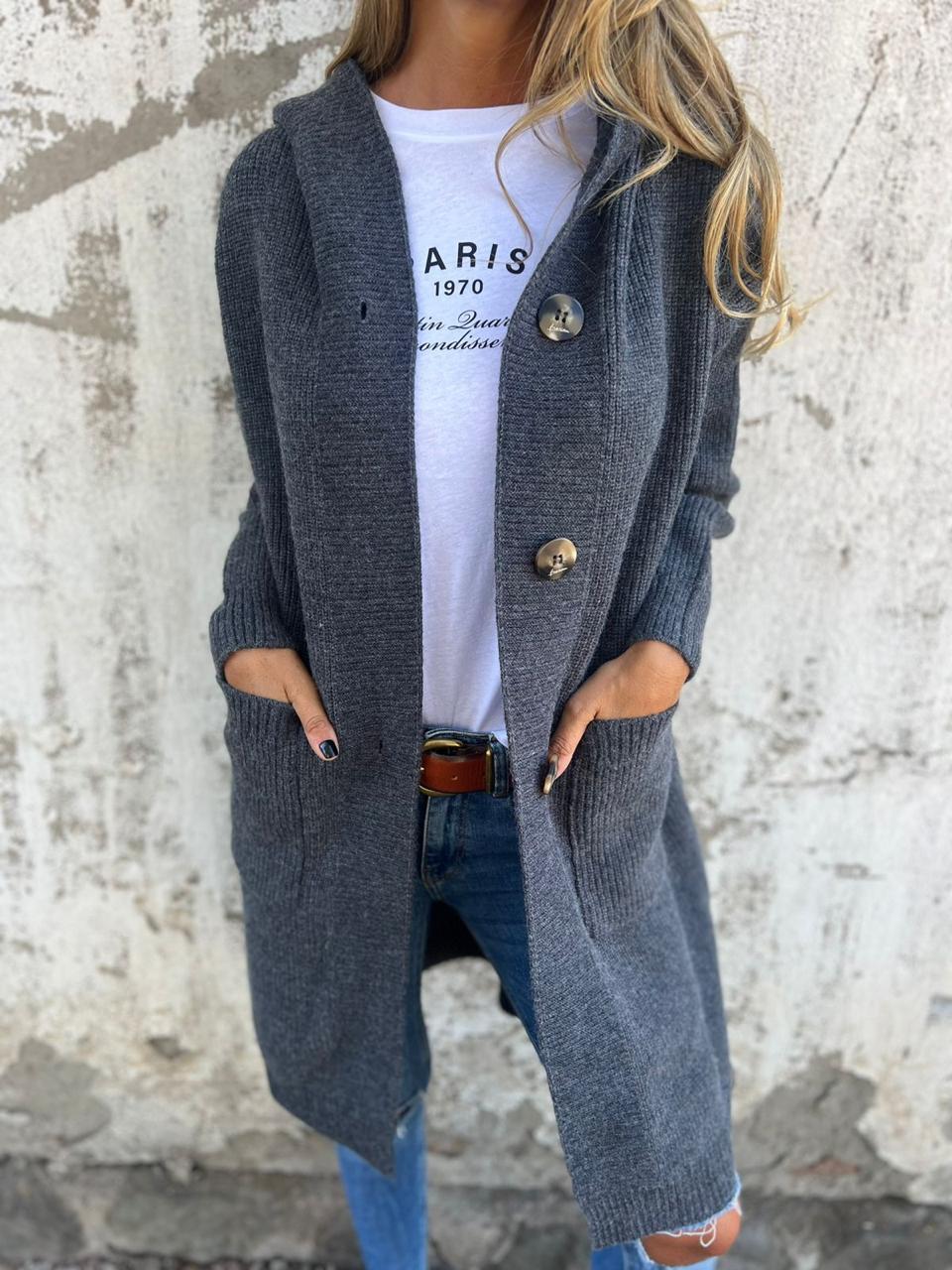 Charlotte | Cosy long cardigan