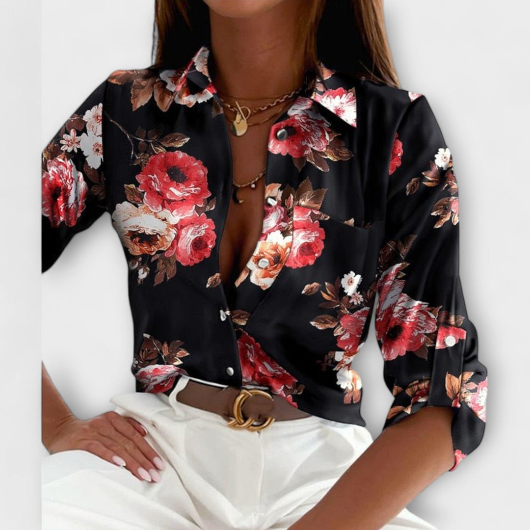 Velmira – Blouse with Classic Collar